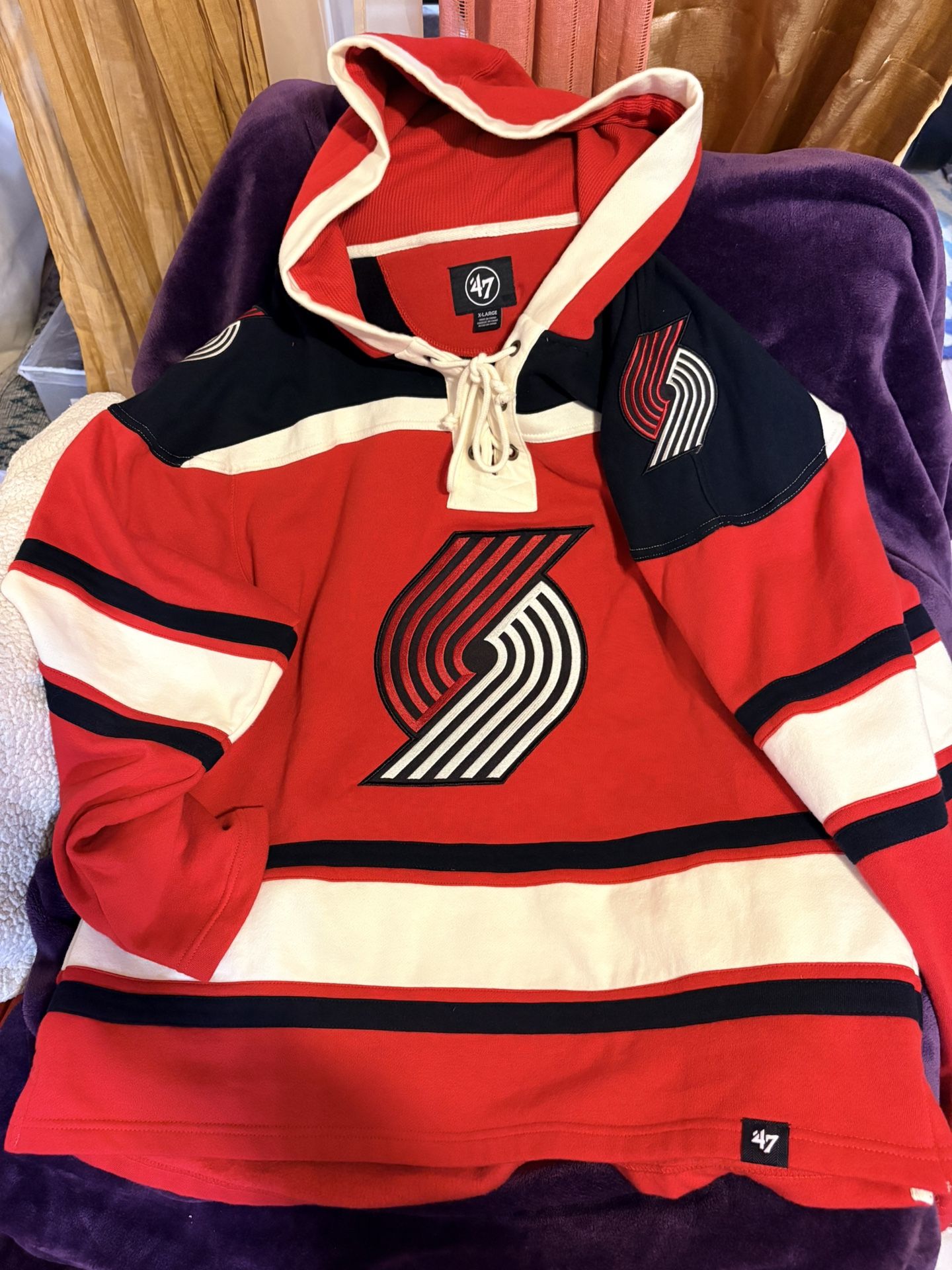 '47 Brand Blazers Lacer Hoodie