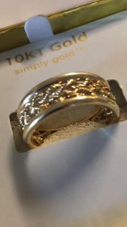 Ring real gold 10k