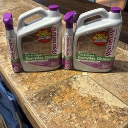 Two 1 Gallon Rejuvenate Tile And Grout Cleaner