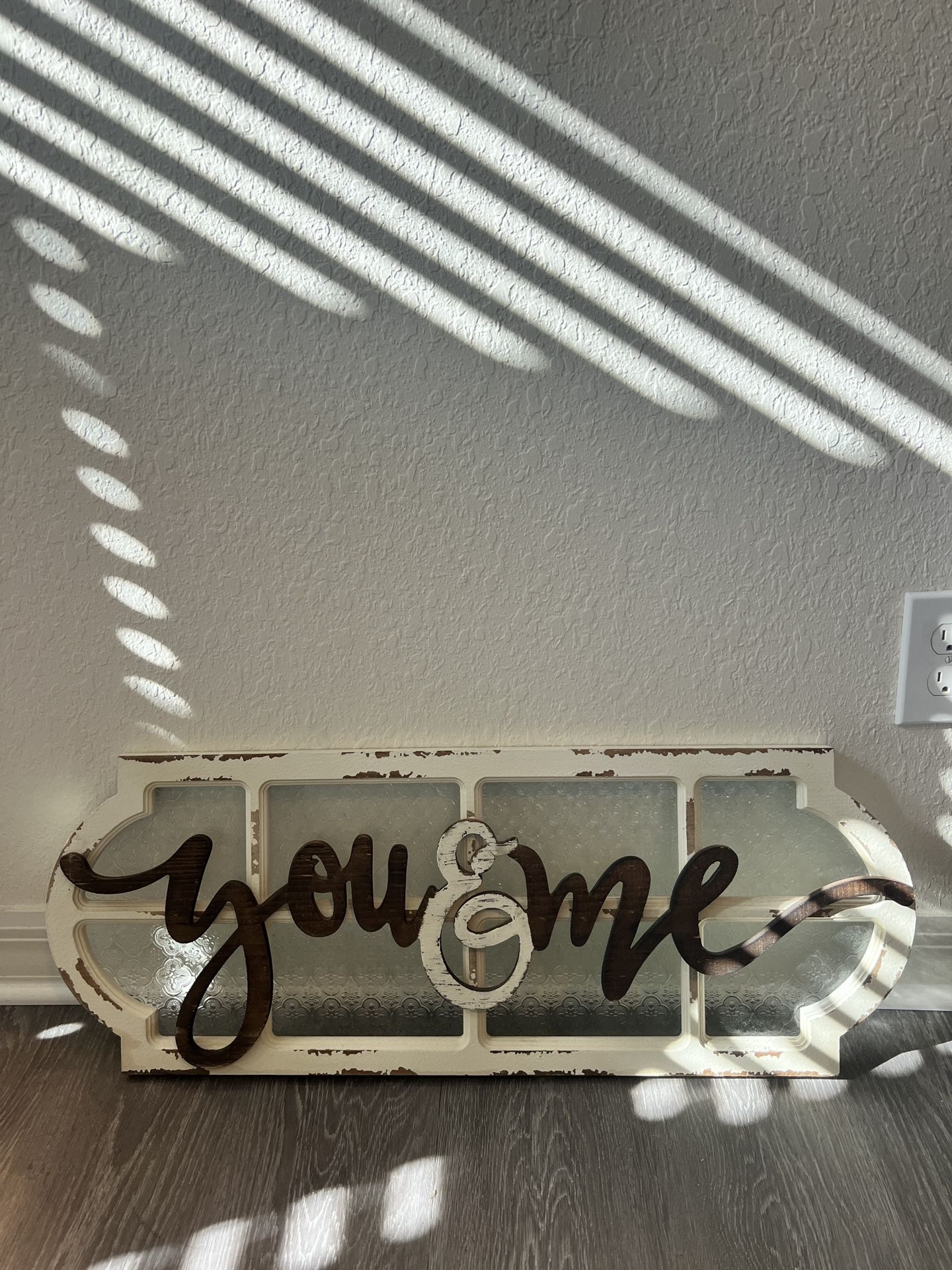 You & Me (hanging wall decor)