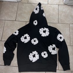 Denim Tears Blacks And White Hoodie 