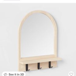 Coat Hanger With Mirror 
