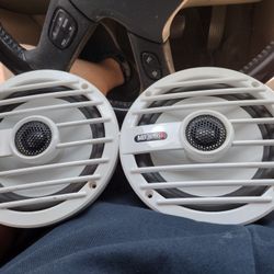 MB Quart 6 1/2-in Coaxial Speakers Like Brand New
