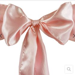 Moños Para Sillas Nuevos De Satin 37 Colores .  