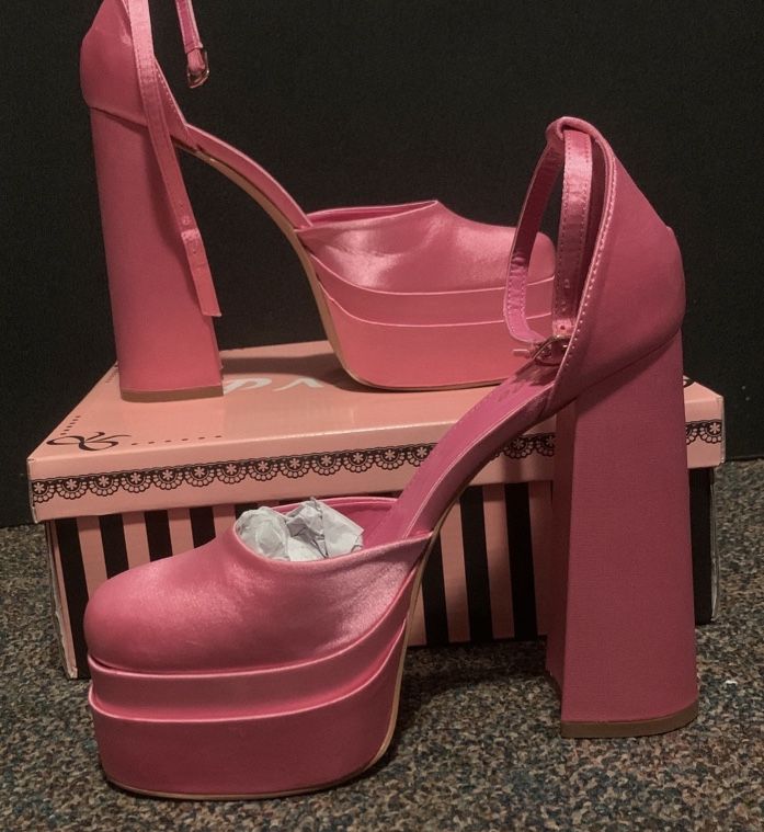 Pink Platform Heels
