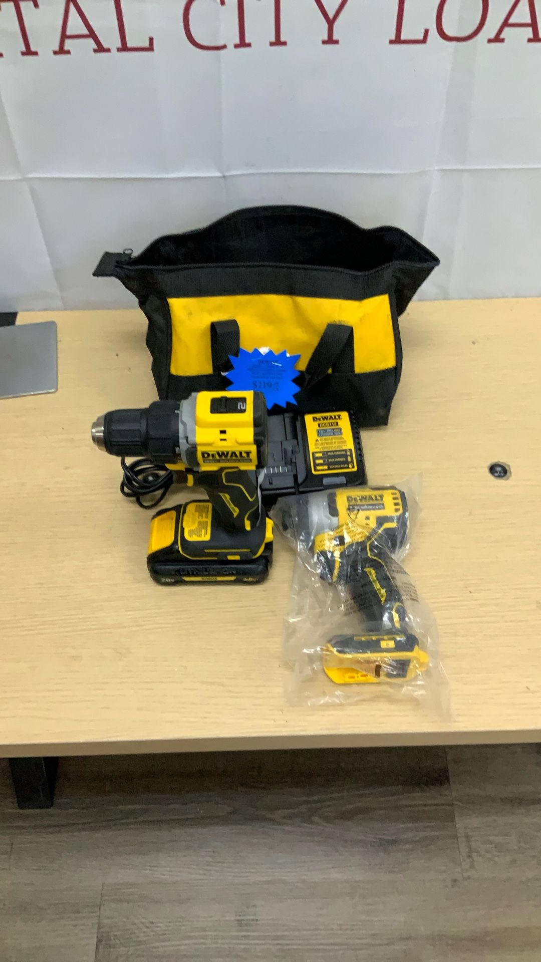 92917 DEWALT DRILL COMBO 10098