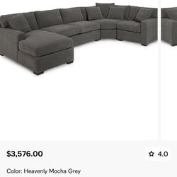 Dark Gray Sectional 