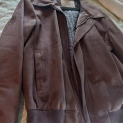 Leather man's jacket