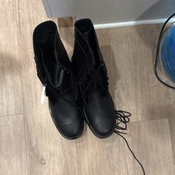 Navy boots