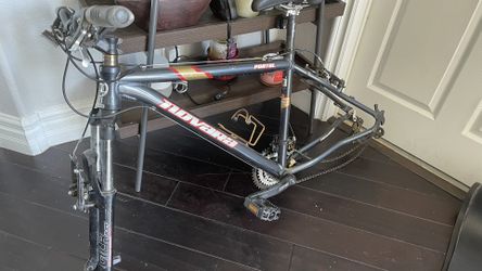 Novara Mountain Bike 6061 Size Small No Wheels Frame  Good !