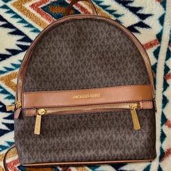 Brown Michael Kors Backpack