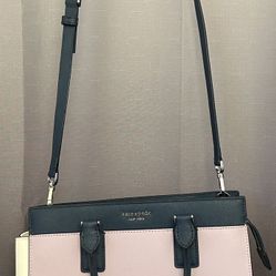 Kate Spade Lavender Purse With Crossbody Strap