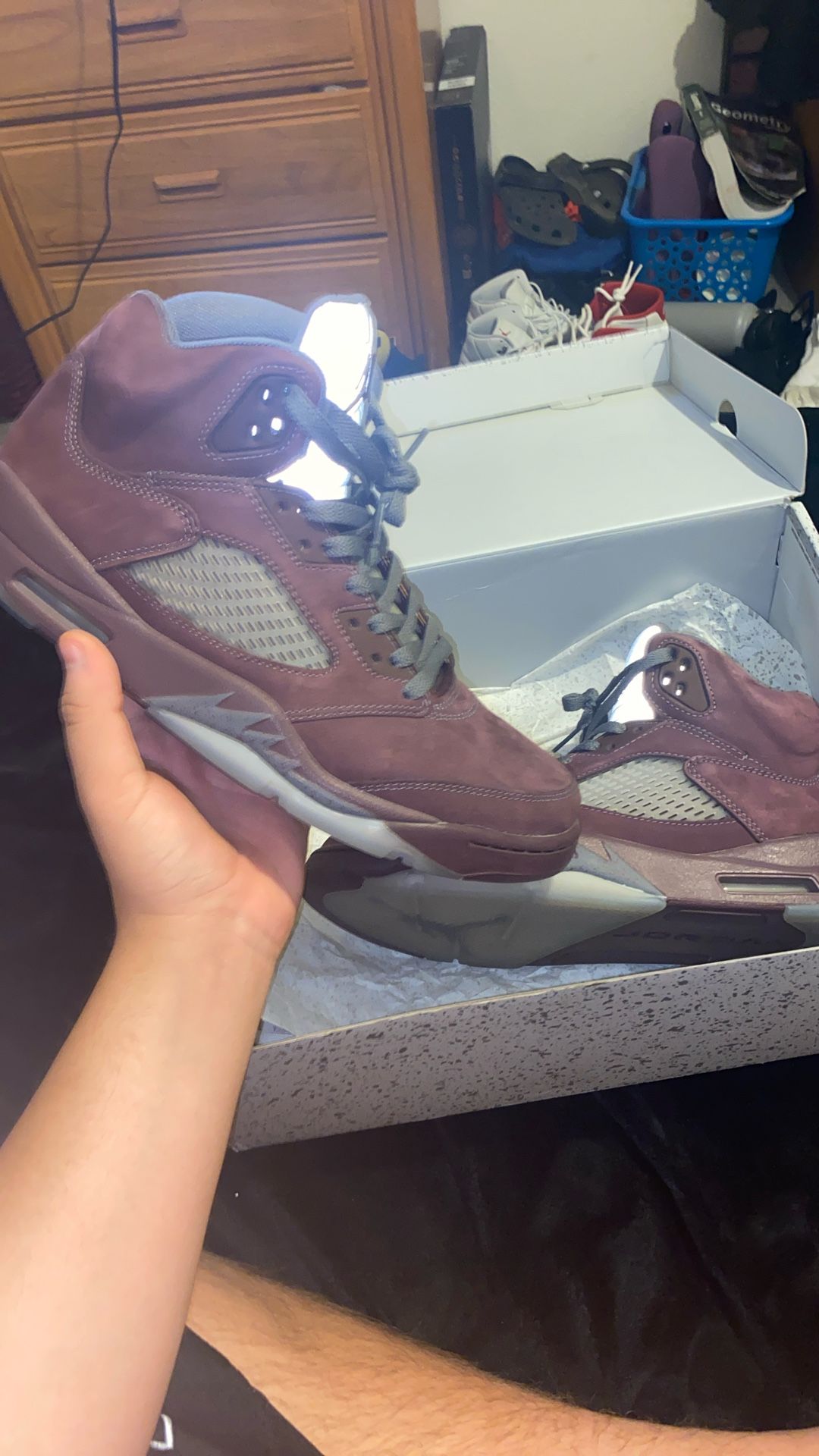 jordan 5 burgundy size 11