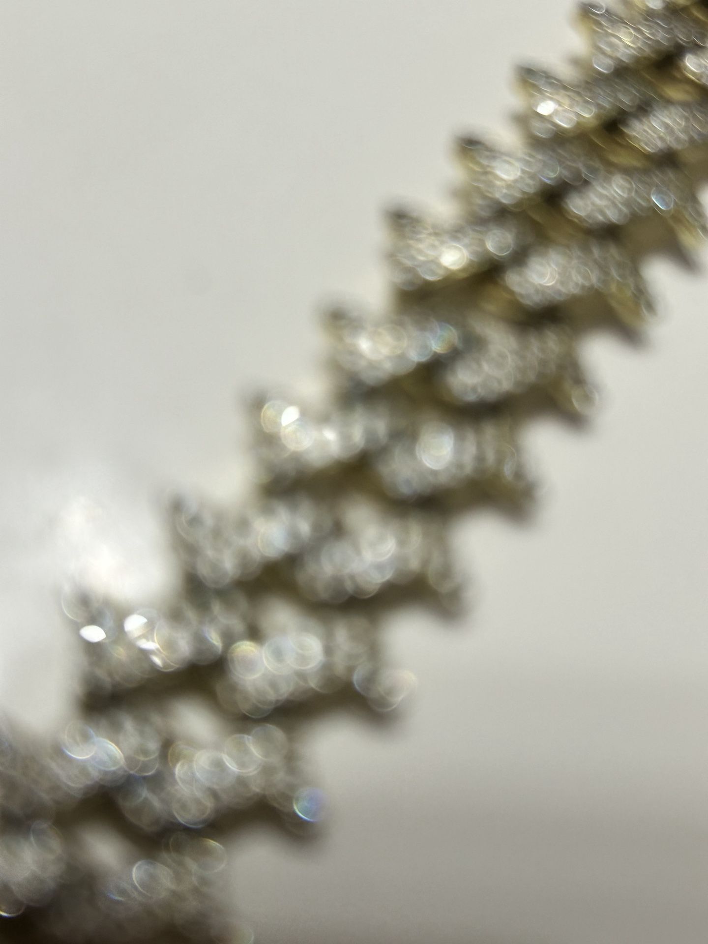 18k Gold Plated Moissanite Covered Iced Out Chain