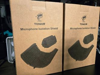 Two Tonor Microphone Isolation Shields