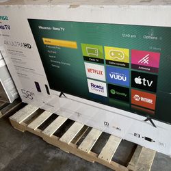 58” inch Hisense Smart Roku 4K 
