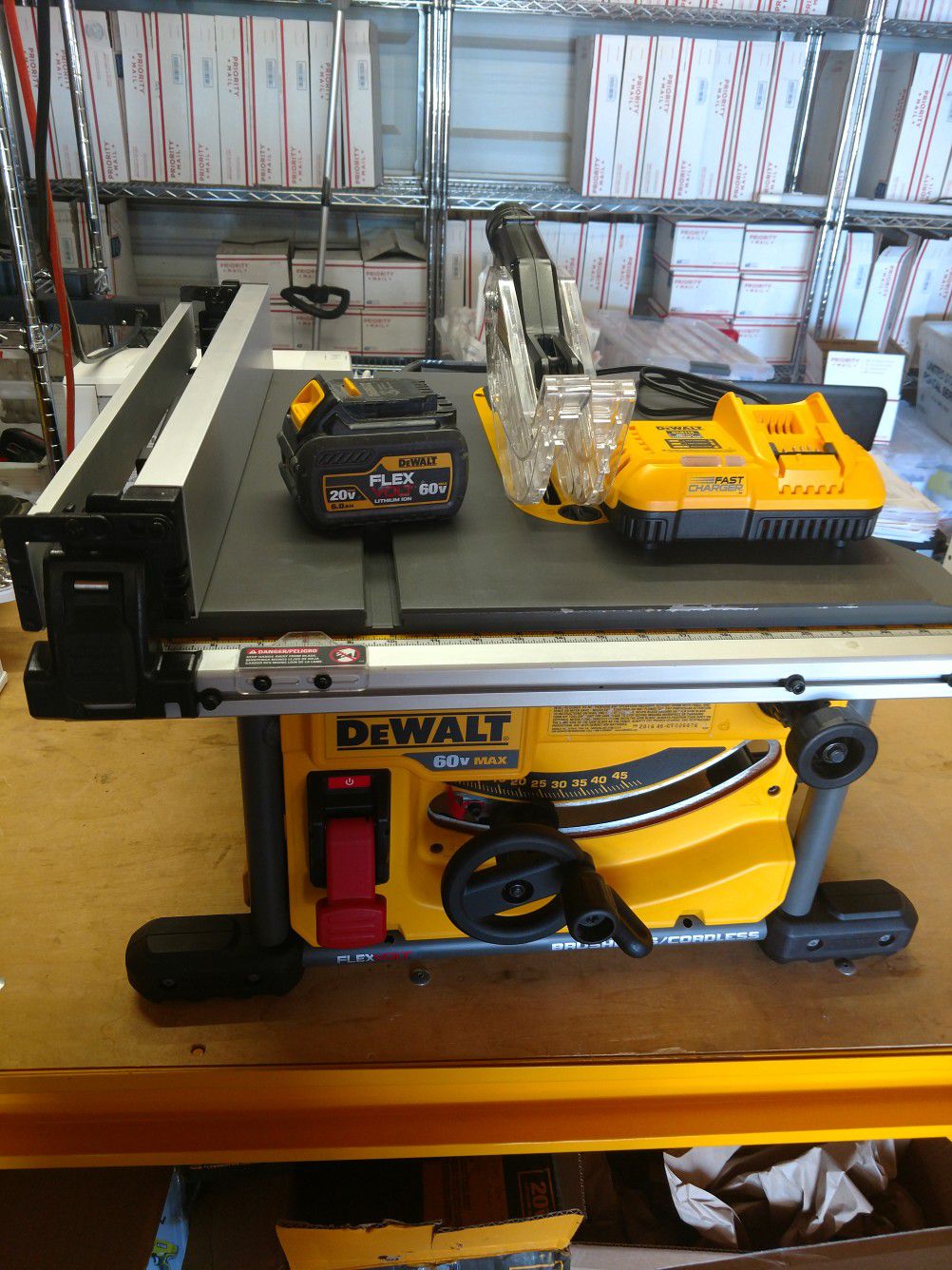 DEWALT DCS7485 FLEXVOLT 60V MAX Table Saw Kit, 8-1/4 for Sale in Hesperia,  CA OfferUp
