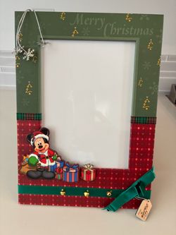 Disneyland Resort Disney Mickey Mouse Merry Christmas Photo Frame