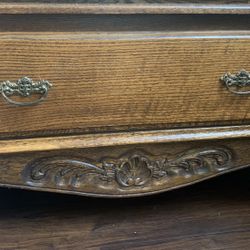 Wood Armoire 