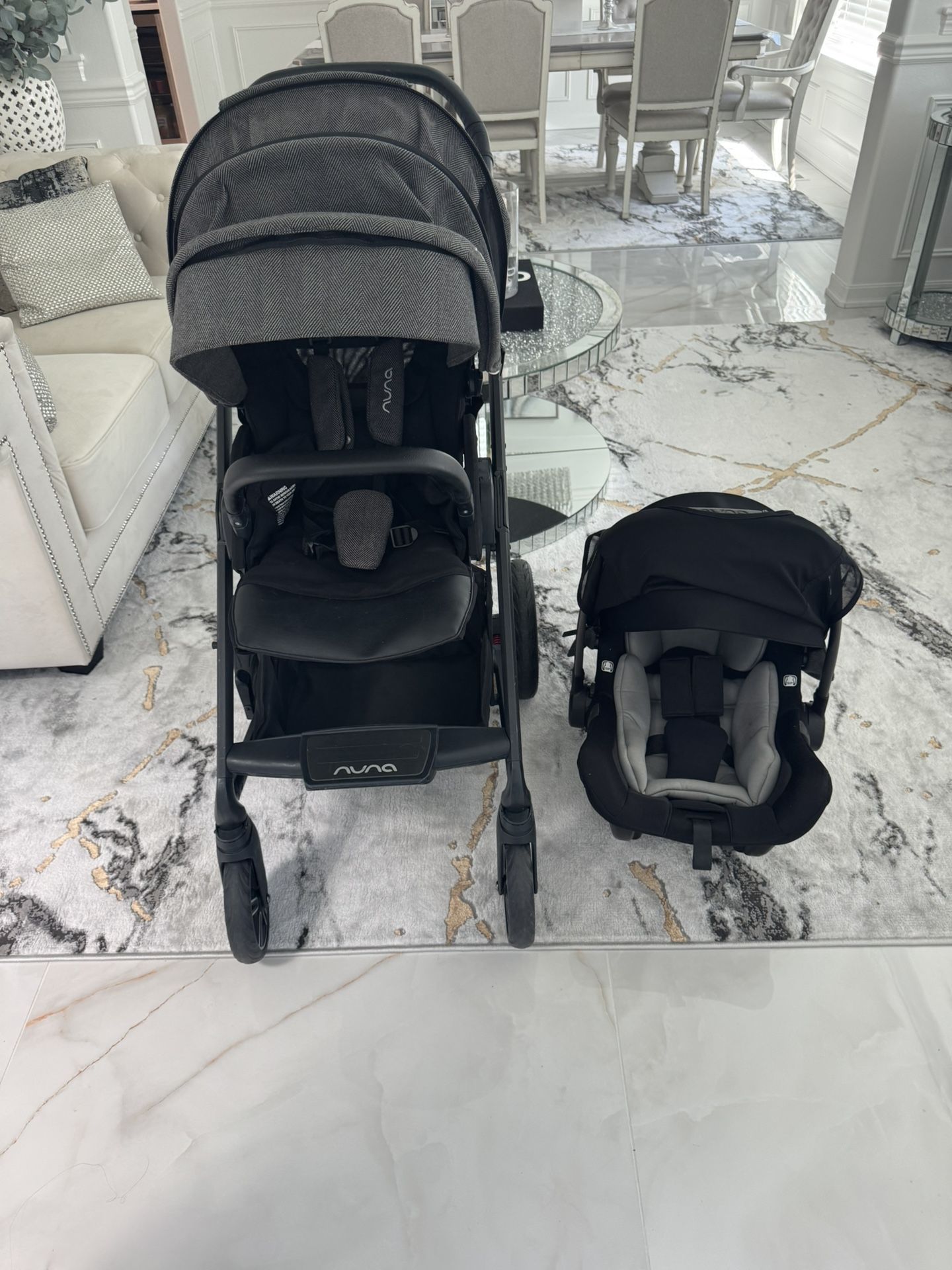 Nuna Stroller With Car Seat