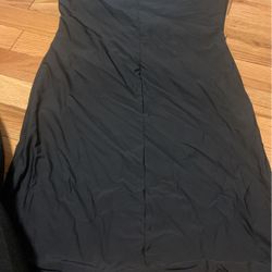 New Xlarge one piece black slip by Yummy