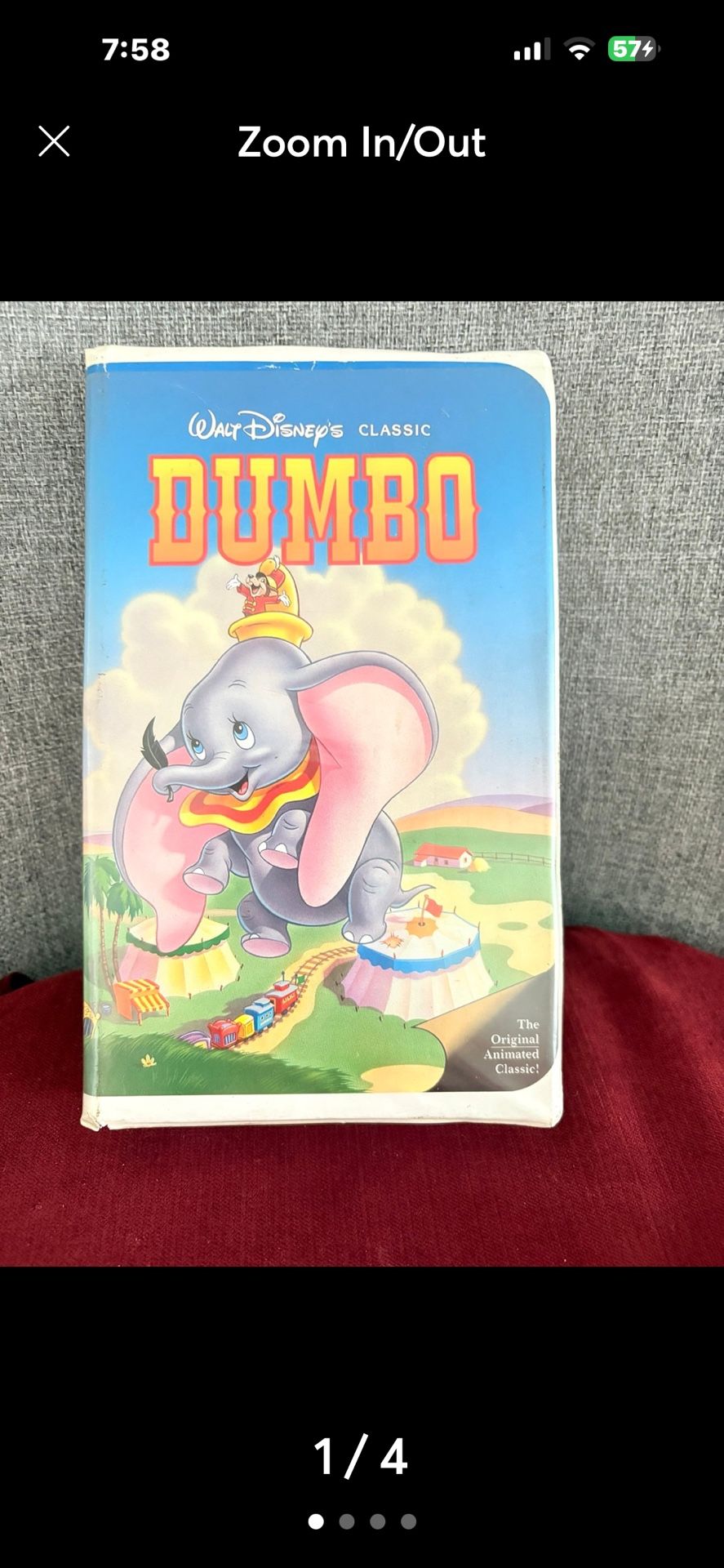 Dumbo/ Home Video (VHS, Clam Shell)