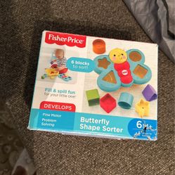 Fisher-Price butterfly shape, sorter