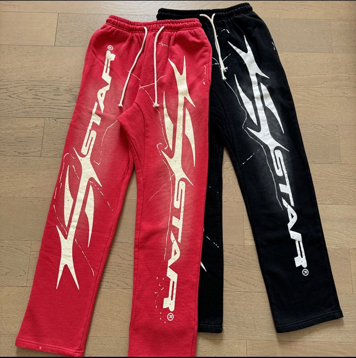 Hellstar Sweatpants Red / Black