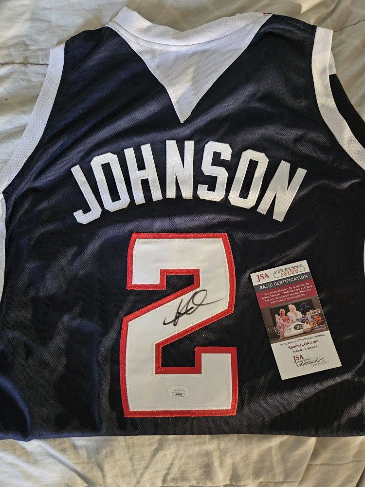 Atlanta Hawks Joe Johnson Autographed Jersey