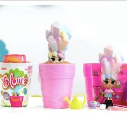 6 Pack Lot Of Grow Your Own Blume Dolls