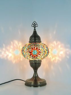 Handmade Turkish Table Mosaic Lamps 