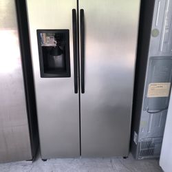 GE STAINLESS SIDE BY SIDE FRIDGE : Shop Fridge 