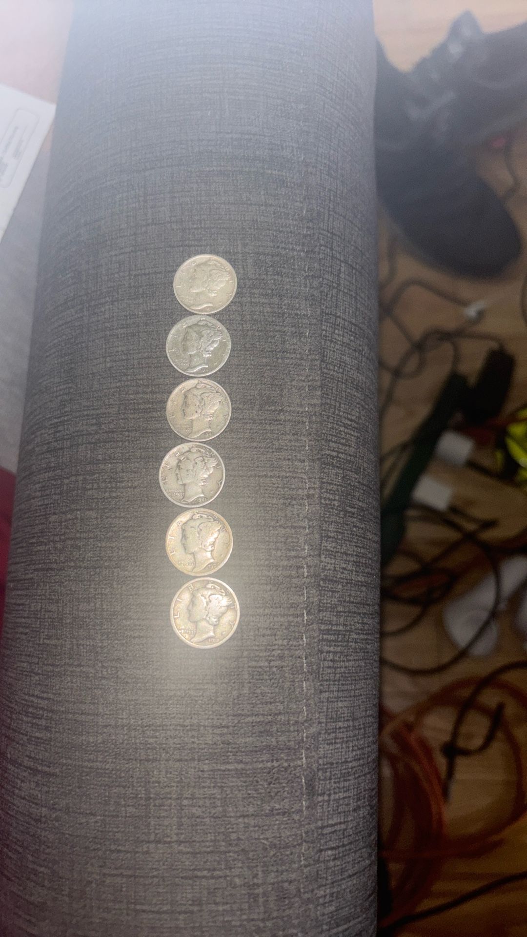 6 Mercury Dimes