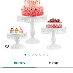 Cake Stands White 