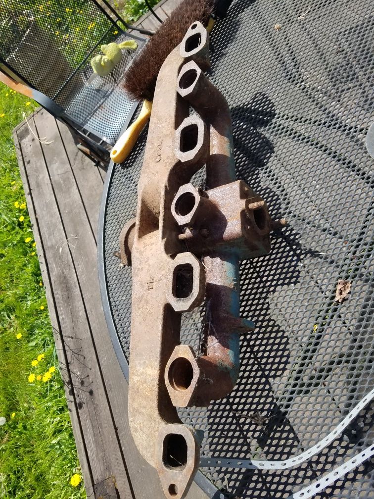 Chevy 235 inline 6 intake and exhaust manifolds. for Sale in Vancouver