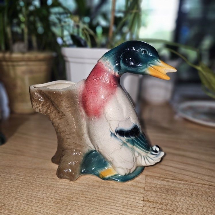 Vintage Duck Planter