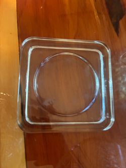 Clear Glass Square Storage Container