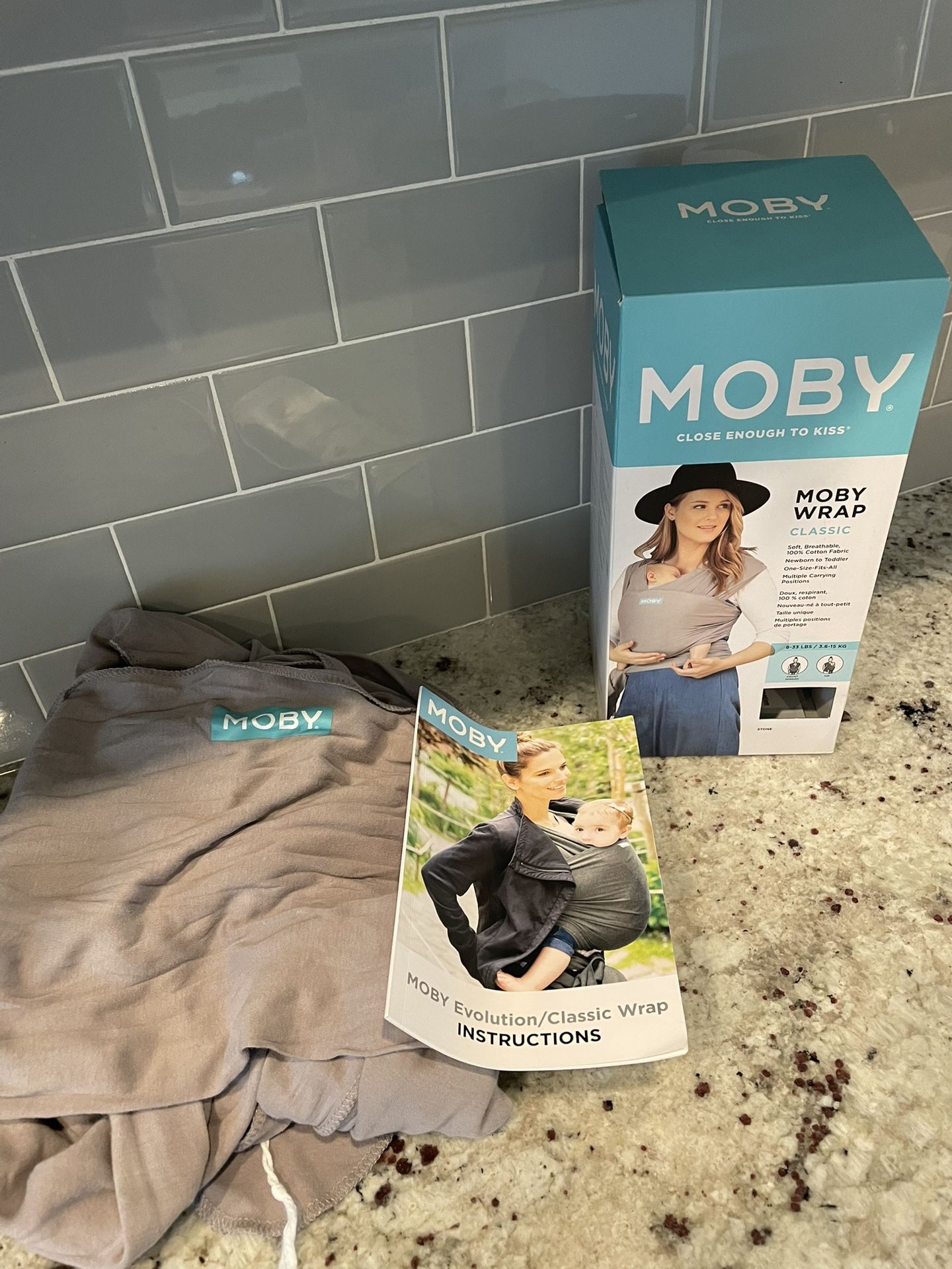 Moby Baby Wrap – Color: Stone