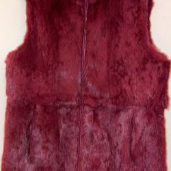 Zip Up Fuzzy Vest For Women 
