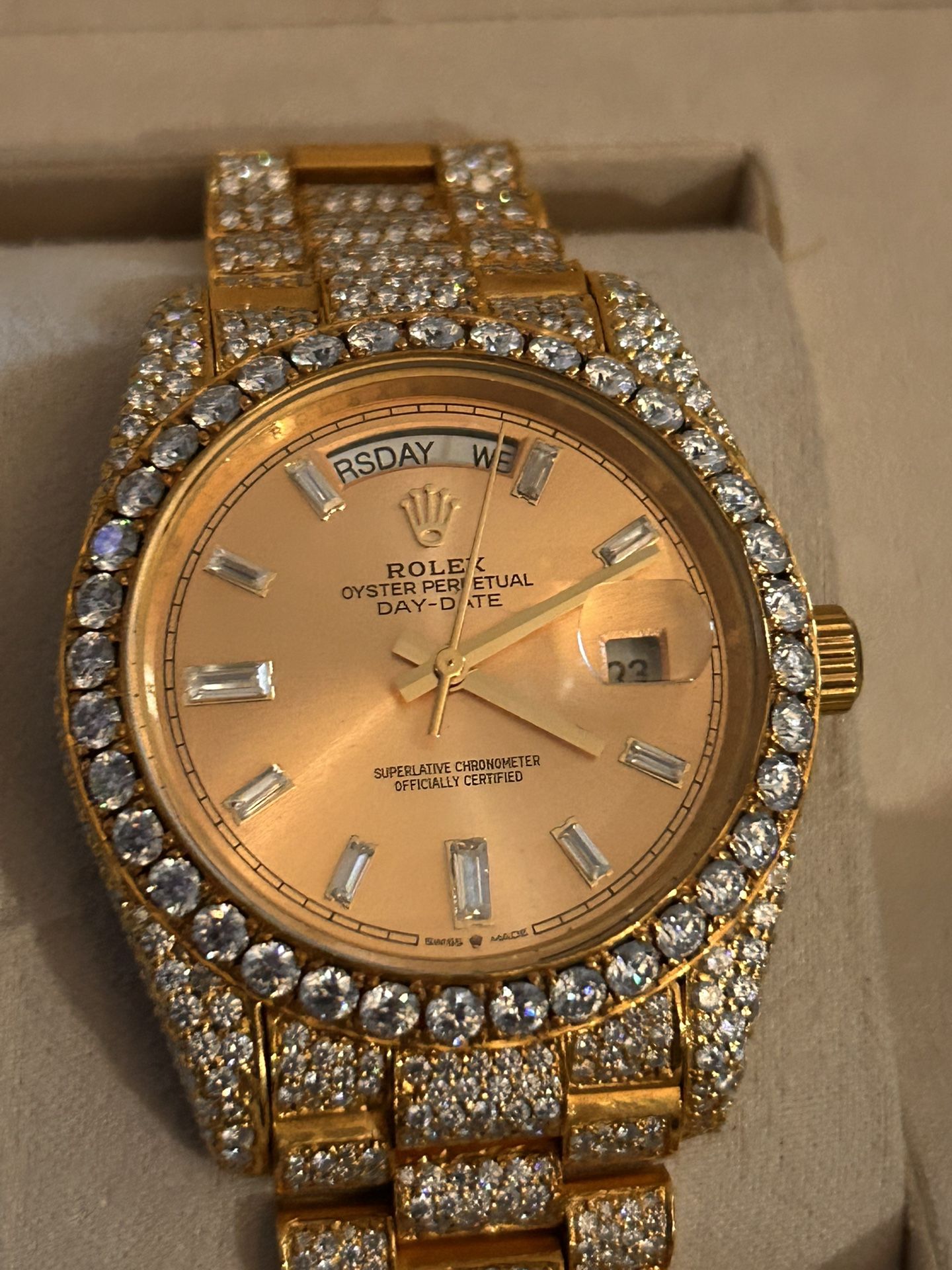 High Quality Vvs Moissanite Mens Bustdown