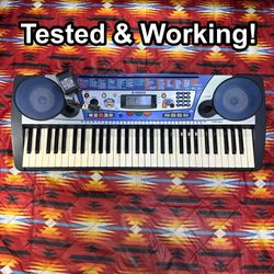 Yamaha PSR-260 Electronic Keyboard 61 Keys - Tested & Working!