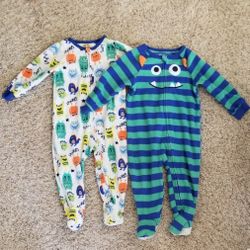 18M Two Footed Onesies