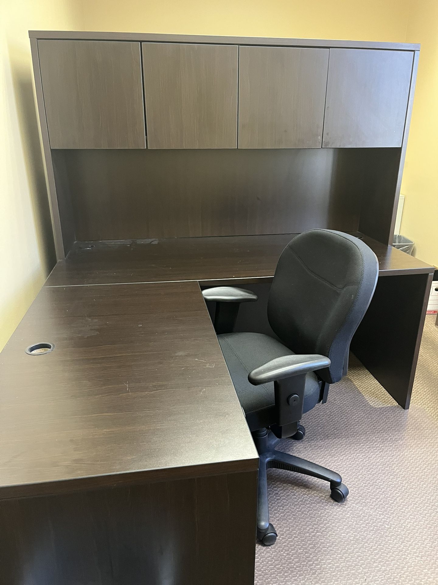 Office Cubicle Desk Chair Combo