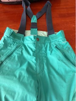 Youth suspenders snow pants, size 10/12 Medium