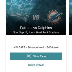 Miami Dolphins Vs New England Patriots Home Opener