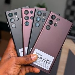 Samsung Galaxy S22 Ultra 5G 128gb  Unlocked, FREE Smartwach/ Headphones. Pay $1 Today Rest in payments. NO CREDIT NEEDED FINANCING