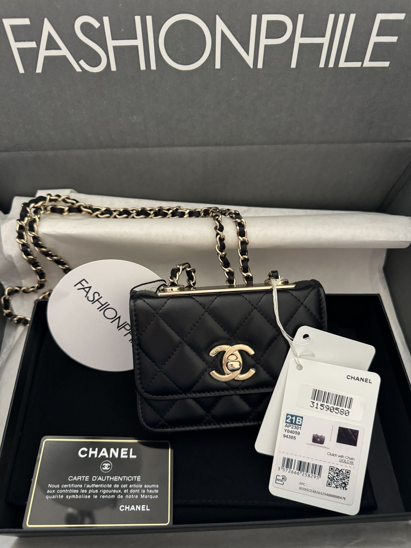 Authentic 💯 Chanel Trendy CC Mini bag