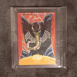 2014 Marvel Premier VENOM Sketch 1 of 1 CYRUS MESARCIA