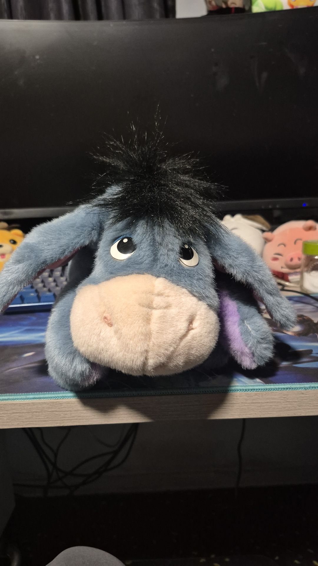 Eeyore plush Animated Talking Plush Blue Toy By Fisher Price 1999