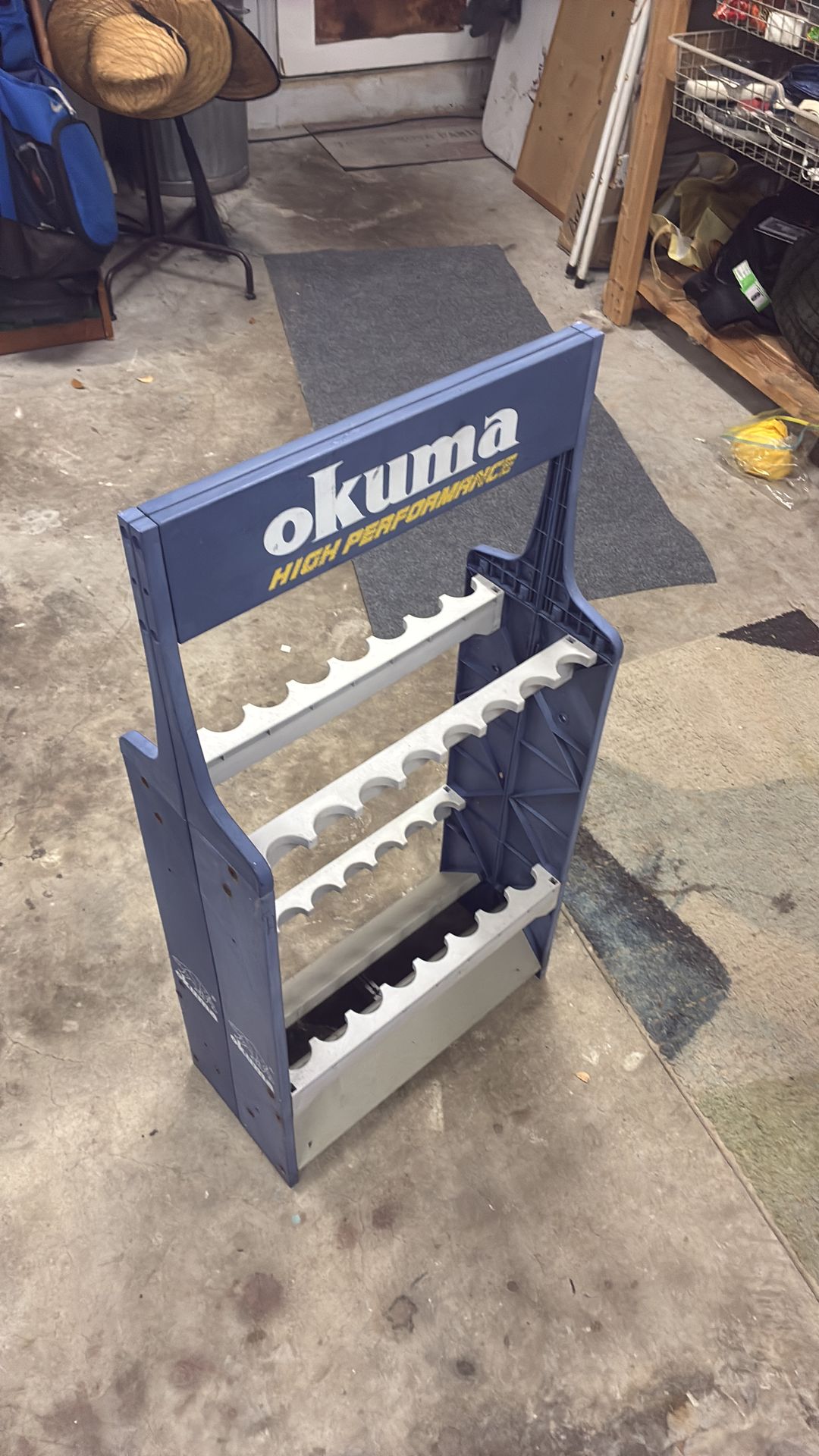 Okuma Rod Display Rack Old school Okuma rod holder for Sale in Clearwater, FL - OfferUp